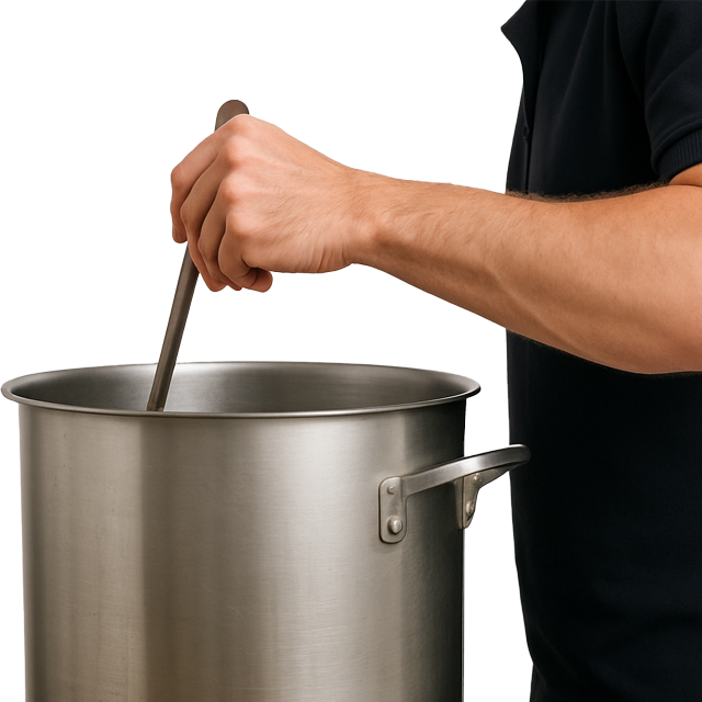 人の手で丁寧に。