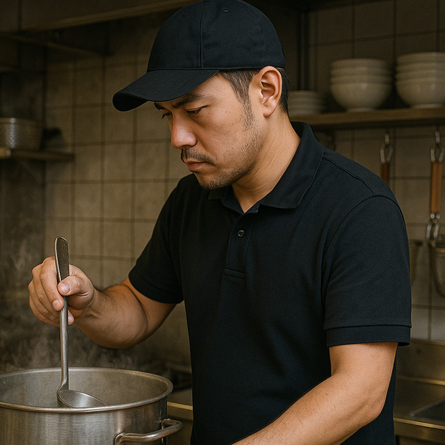 <テッペンのラーメンを作り続ける